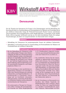 Wirkstoff AKTUELL Denosumab - Arzneimittelkommission der