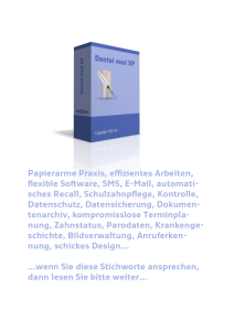 Broschüre - dentalsoftware.CH