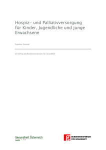 Hospiz- und Palliativversorgung für Kinder, Jugendliche und junge