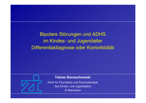 CBCL: ADHS vs ADHS + affektive Störung