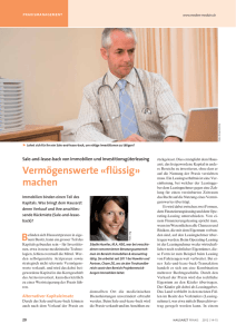 Vermögenswerte «flüssig» machen