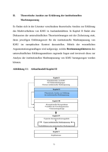 II. Theoretische Ansaetze zur Erklaerung der