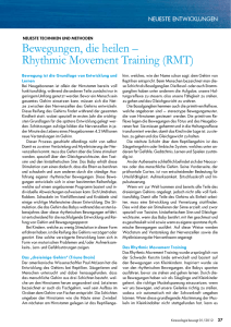 Bewegungen, die heilen – Rhythmic Movement Training (RMT)