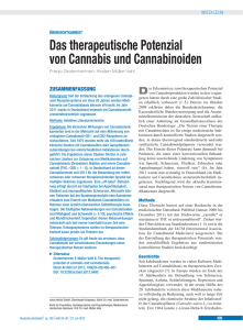 Therapeutisches Potential Cannabis Deutsches Ärzteblatt