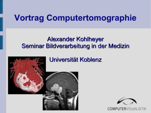 Vortrag Computertomographie