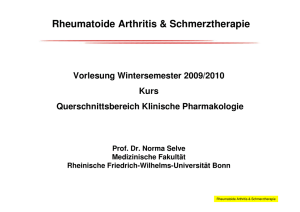 09-10 WS-Rheumatoide Arthritis & Schmerztherapie