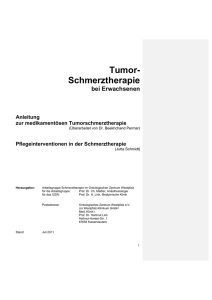 Tumor- Schmerztherapie - Westpfalz