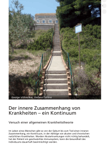 Der innere Zusammenhang von Krankheiten – ein Kontinuum