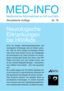 Neurologische Erkrankungen bei HIV/Aids