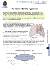 Pulmonal-arterielle Hypertonie