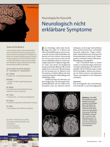 Neurologisch nicht erklärbare Symptome