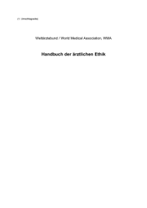 Handbuch der ärztlichen Ethik