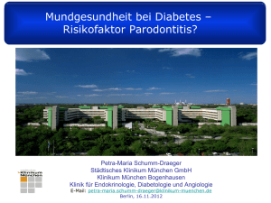 Mundgesundheit bei Diabetes - Deutsche Diabetes Gesellschaft