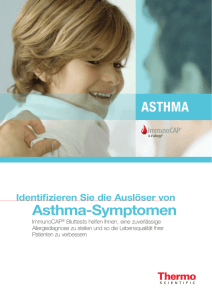 Asthma-Symptomen - ImmunoCAP Explorer
