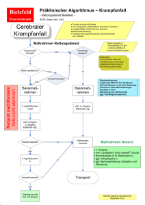 Algorithmus Krampfanfall - ASB DRK JUH Rettungsdienst Bielefeld