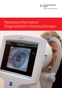 Patienteninformation Diagnostische Untersuchungen