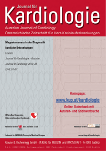 Magnetresonanz in der Diagnostik kardialer Erkrankungen