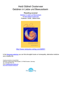 Heidi St&auml;heli Oosterveer Geb&auml;ren in Liebe und Bewusstsein