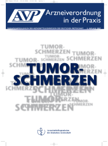 Tumorschmerzen - Arzneimittelkommission der deutschen Ärzteschaft