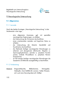 Handbuch zum neurologischen Untersuchungskurs