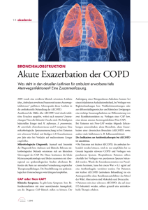 Akute Exazerbation der COPD