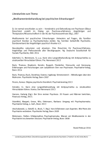 Literaturliste Medikamentenbehandlung PDF-Datei, 33,44