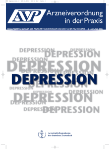 Empfehlungen zur Therapie der Depression, 2. Auflage, Juli 2006