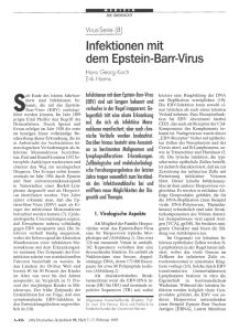 Infektionen mit dem Epstein-Barr-Virus
