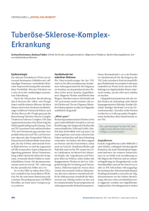 Tuberöse-Sklerose-Komplex- Erkrankung