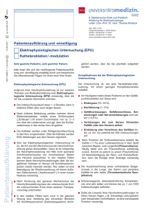 Patientenaufklärung - Universitätsmedizin Mainz