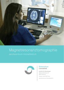 Leporello Magnetresonanztomographie (MRI)