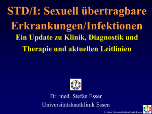 STD/I: Sexuell übertragbare Erkrankungen/Infektionen