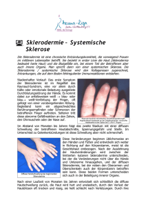 Sklerodermie – Systemische Sklerose