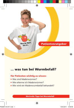 Merkblatt: Madenwürmer - Rhein