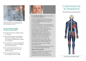 Patienteninformation Chronische Schmerzen Dr