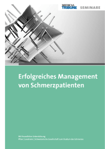 Erfolgreiches Management von Schmerzpatienten