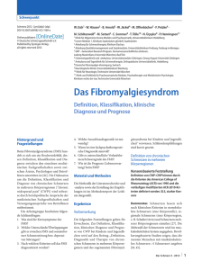 Das Fibromyalgiesyndrom - UniversitätsKlinikum Heidelberg