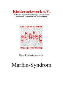 Marfan-Syndrom - Kindernetzwerk