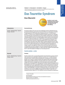 Das Tourette-Syndrom - Gilles de la Tourette Syndrom