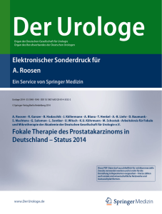 Elektronischer Sonderdruck für Fokale Therapie des