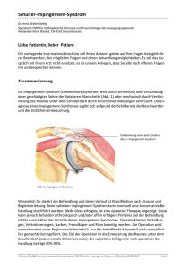 Schulter-Impingement-Syndrom