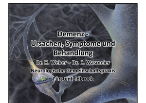 Ursachen, Symptome und Behandlung der Demenz