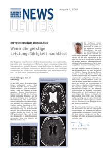 MRI Newsletter Nr. 5 - Medizinisch Radiologisches Institut