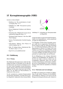 15 Kernspintomographie (MRI)