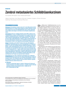 Zerebral metastasiertes Schilddrüsenkarzinom