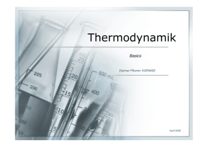 Thermodynamik - Enthalpie
