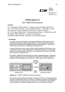 NTM-Praktikum 8 ISO-15693 RFID