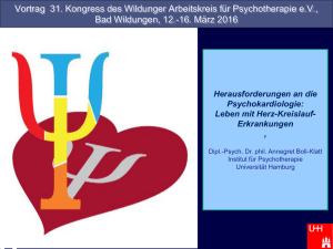 PDF Folien - Wildunger Arbeitskreis für Psychotherapie eV