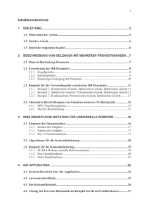 Inhaltsverzeichnis - Institut für Robotik und Prozessinformatik