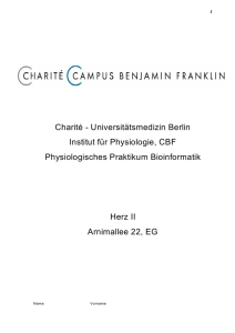 Herz II - Institut für Physiologie